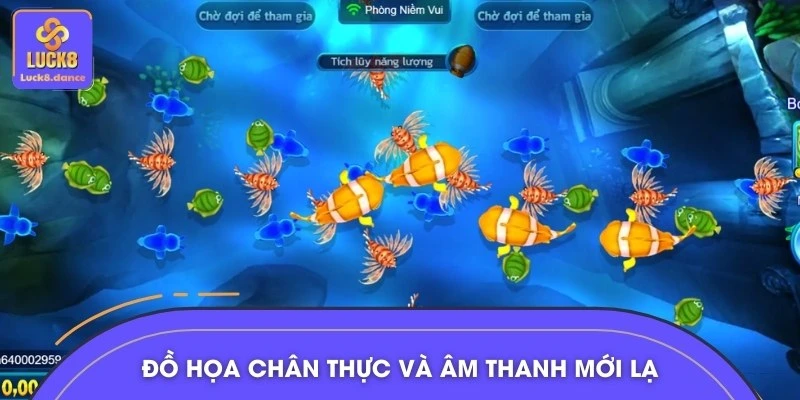 Đồ họa 3D mới lạ cùng âm thanh đại dương sống động